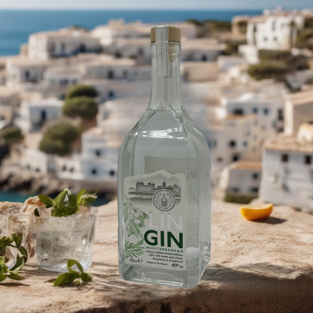 lin　シトリン  1000crt LinGin Limited Edition Mediterranean Gin 40% ABV - 70cl