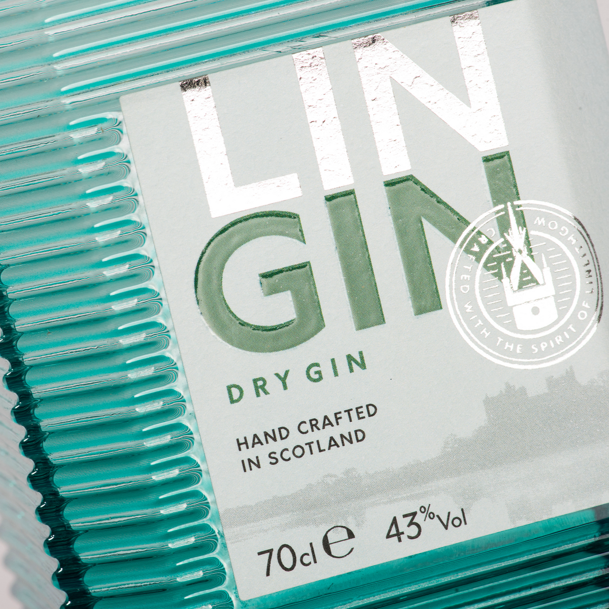 LinGin London Dry Gin Label
